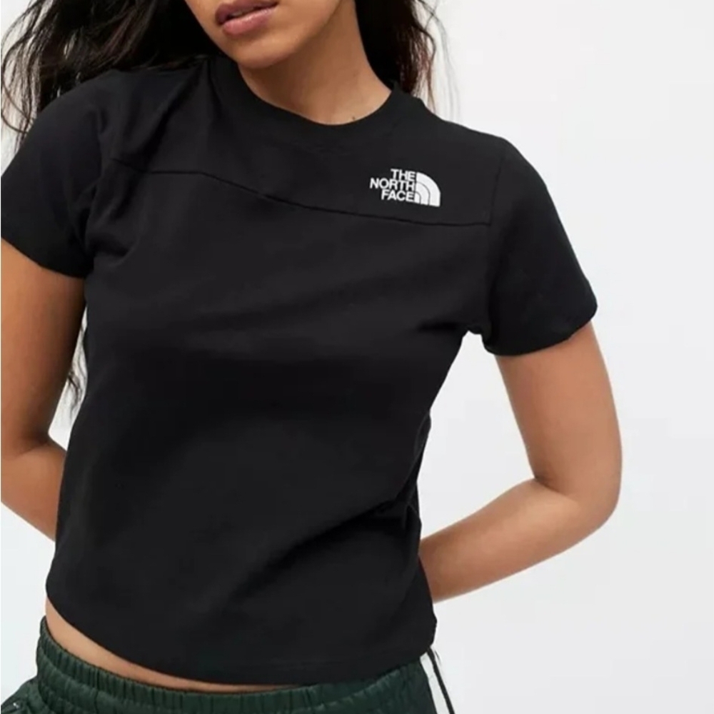 New The North Face Logo Semi-crop Tee